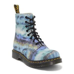 Doc Martens 1460 Pascal Tie Dye Multicolor Leather Boots Sz 7 Urban Streetwear